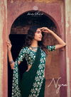 KASHVI NYRA Latest Fancy Festive Wear Weightless Satin Patta With Satin Blouse Saree Collection