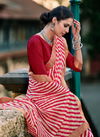 Kashvi Sadguna Fancy Latest Designer Casual Regular Wear 	Georgette with Sequence Foil Fancy Lace Saree Collection
