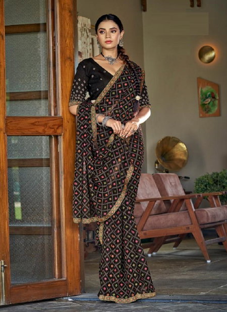 Plain georgette sarees wholesale 