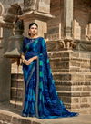 Kashvi Virasat Fancy Wear Georgette Printed Stylish Saree Collection