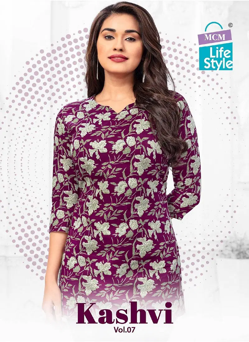 Kashvi Vol 7 By Mcm Cotton Printed Ladies Top Wholesale Online Catalog