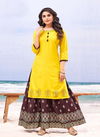 Kasturi 2 New Designer Festive Wear Rayon Designer Kurti With Skirt Collection