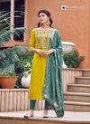 Kavya By Kadlee Weaving Designer Kurti With Bottom Dupatta Wholesale Market In Surat