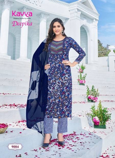 Kavya Deepika 9004 Premium Capsule Embroidery Readymade Suits Wholesalers In Delhi
