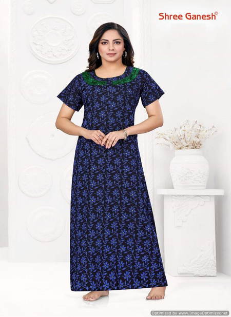 Kavya Nighties Vol 3 By Shree Ganesh Cotton Printed Night Wear Nighty Wholesale Online Catalog