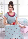 Kavyansika 207 Premium Embroidery Printed Hosiery Cotton Nighty Collection