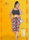 Kavyansika Capri 2160 Latest Night Wear Comfortable Heavy Hosiery CapriWith Ziper Pocket Collection
