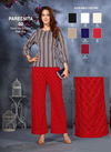 Kavyansika Pareenita 2 Rayon Work Palazzo Casual Wear Collection
