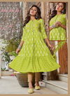 Kaya Victoria Stylish Fancy Ethnic Wear Rayon Printed Designer Kurti Collection