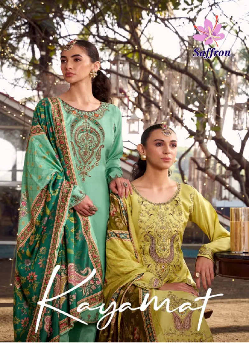 Kayamat By Saffron Masleen Embroidery Salwar Kameez Suppliers In India