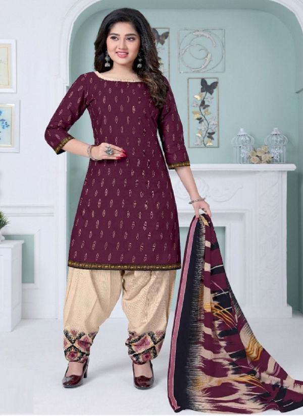 Kc Rangoli Patiyala 2 Casual Daily Wear Cotton Printed  Dress Material Collection