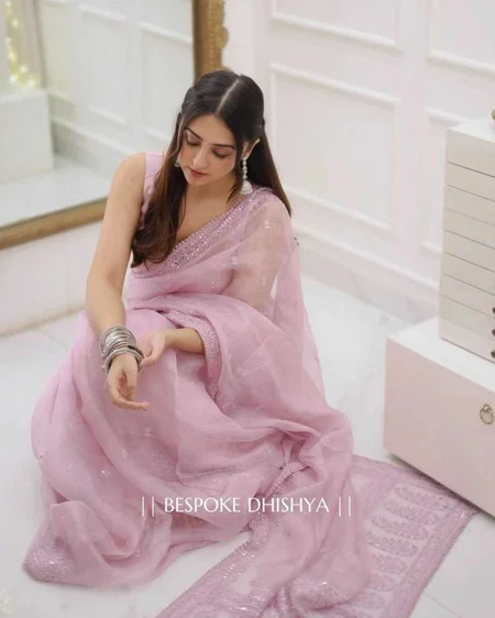 Kc 2043 Net Embroidered Sequence Party Wear Saree Wholesale Market In Surat