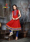 Kersom Niharika 9 Latest Designer Anarkai Kurti With Beautiful Neck Designs And Work