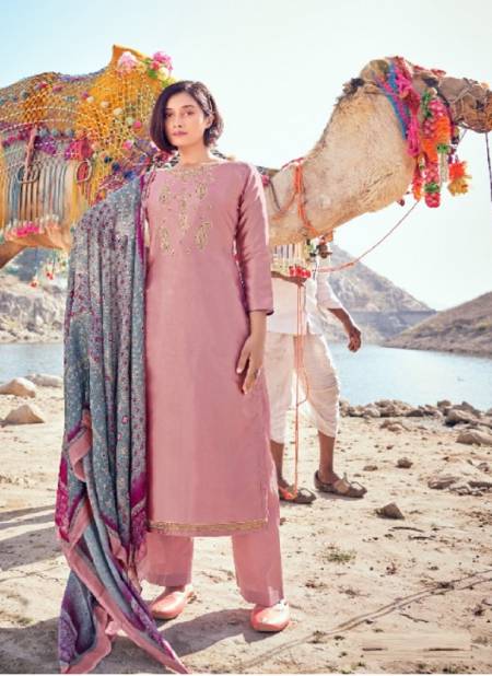 Kesar Armeena Special Luxuiriuz Heavy Festive Wear Silk Designer Dress Material Collection Catalog