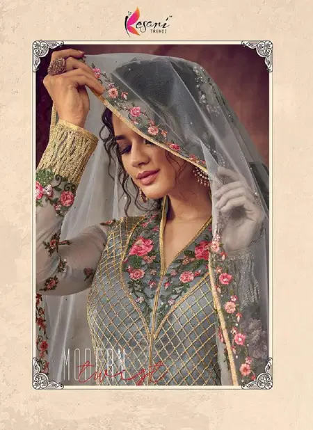 KESARI RUTBAVOL -01 Latest Fancy Designer Wedding Wear Butterfly Net With Heavy Embroidery Work Salwar Suit Collection Catalog