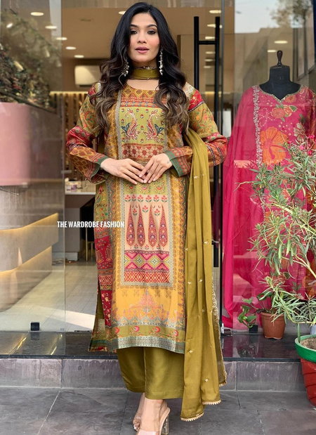 Keshav Heavy Silk Digital Printed Kurti With Bottom Dupatta Wholesale Market In Surat

