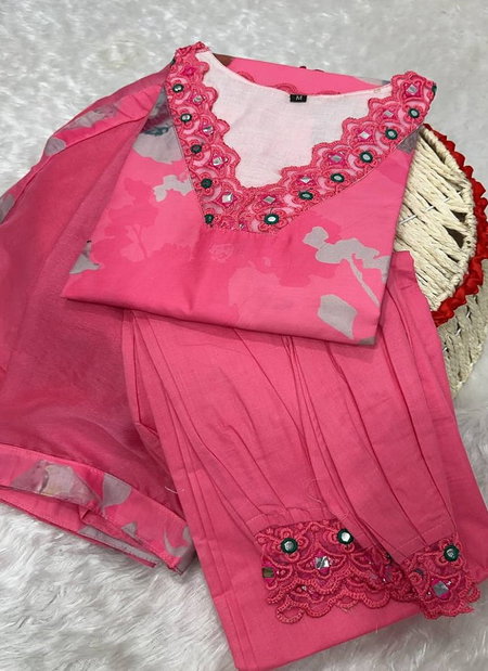 Keshav Shifli Mirror Lace Designer Readymade Suits Catalog