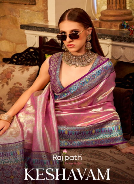 Keshavam By Rajpath Tissue Silk Occasion Wear Saree Wholesale Price In Surat