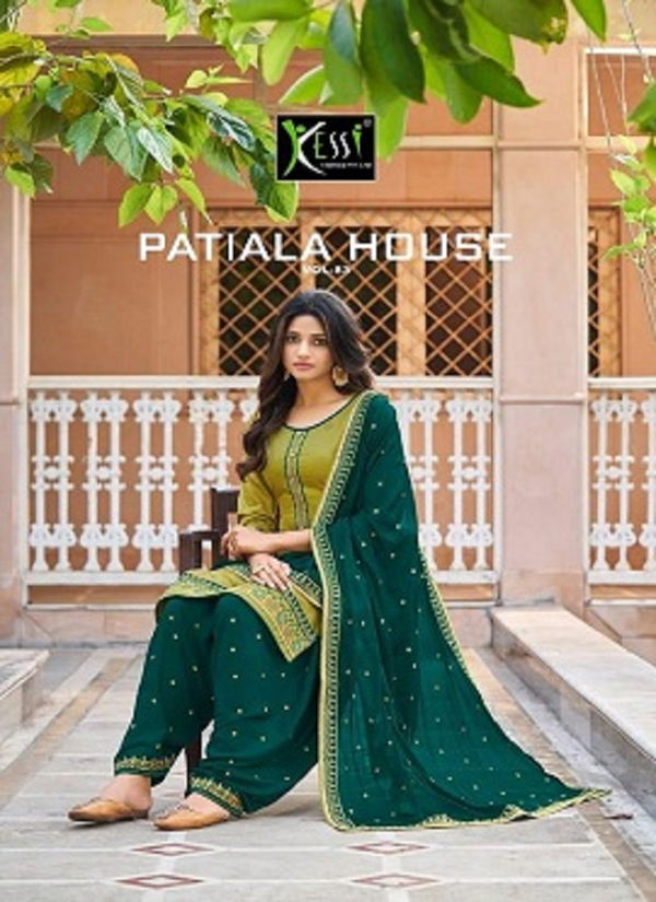 Kessi Patiyala House 83 Latest Fancy Casual Wear Jam Silk With work Designer Dress Materials Collection
