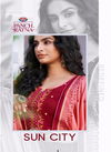 KESSI(PANCH RATNA) SUN CITY Fancy Heavy Festive Wear Jam Silk Top And Chinon Dupatta Embroidered Salwar Suit Collection