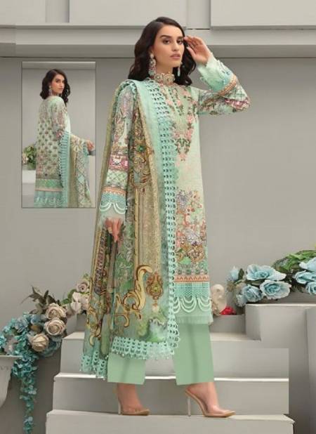 Keval Kainat 4 Luxury Lawn Wholesale Karachi Dress Material
