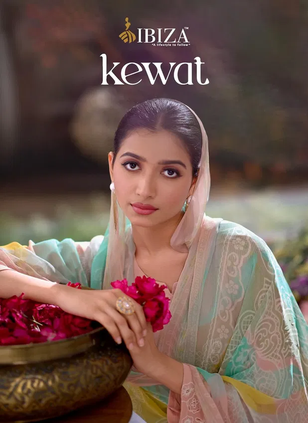 Kewat By Ibiza Linen Khaddi Printed Embroidery Salwar Kameez Online Wholesale