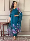 KF 221 Kalaai Printed Embroidery Kurti With Bottom Dupatta Wholesale Price In Surat