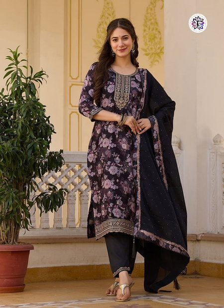 KF 3205 Kalaai Chinon Kurti With Bottom Dupatta Wholesale Market In Surat