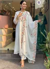 KF 4048 Kalaai Viscose Chinon Kurti With Bottom Dupatta Wholesalers In Delhi