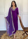 KF 457 Kalaai Viscose Chanderi Embroidery Kurti With Bottom Dupatta Wholesalers In India