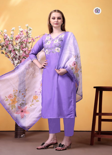 KF 5121 Kalaai Rayon Embroidery Kurti With Bottom Dupatta Suppliers In India