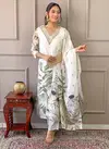 KF 525 French Crepe Digital Printed Kurti With Bottom Dupatta Wholesale Price In Surat