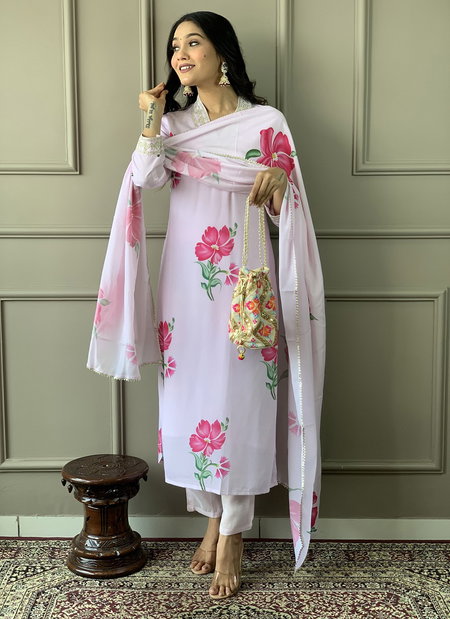 KF 548 Kalaai White Designer Straight Cut Kurti With Bottom Dupatta Wholesale Shop In Surat	