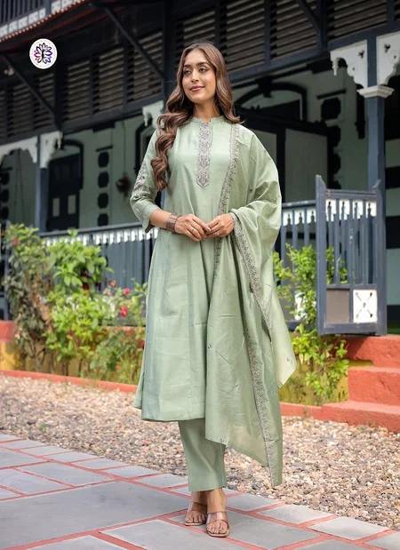 KF 6022 Kalaai Muslin Cotton Kurti With Bottom Dupatta Wholesale Shop In Surat
