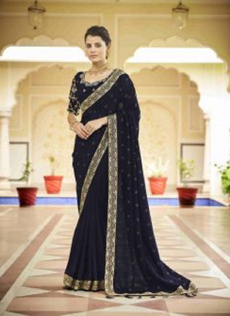 Kf Avsar 1 New Designer Fancy Festive Wear Embroidered Designer Saree Collection Catalog