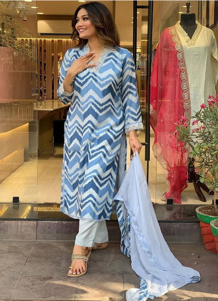 KF Ishita Kalaai Muslin Printed Designer Kurti With Bottom Dupatta Wholesale Price In Surat