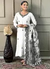 KF Rg Priya Kalaai Viscose Chanderi Embroidery Kurti With Bottom Dupatta Wholesalers In Mumbai
