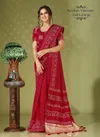 KF Riwaz 252 Nylon Viscose Bandhani Printed Sarees Wholesale Shop In Surat