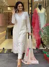 KF Sneha Kalaai Taby Embroidery Kurti With Bottom Dupatta Wholesale Shop in Surat