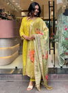 KF Vi Kritika Kalaai Viscose Organza Jacquard Kurti With Bottom Dupatta Wholesalers In Mumbai