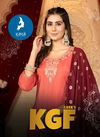 Kgf By Kaya Roman Shimmer Kurti With Bottom Dupatta Orders In India