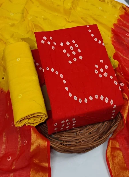 KGM Bandhej Dress Material Wholesalers In Delhi