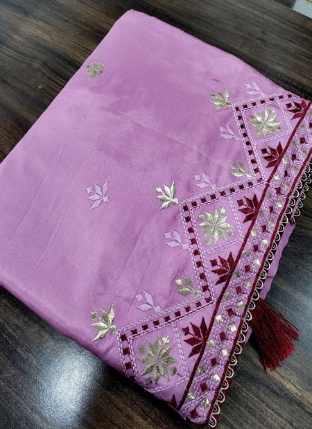 Kgm Toran Embroidery Soft Silk Wedding Sarees Wholesale Price In Surat
