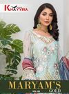 Khaariya Maryams Gold Vol -06 Heavy Embroidered Georgette Pakistani Dress Collection