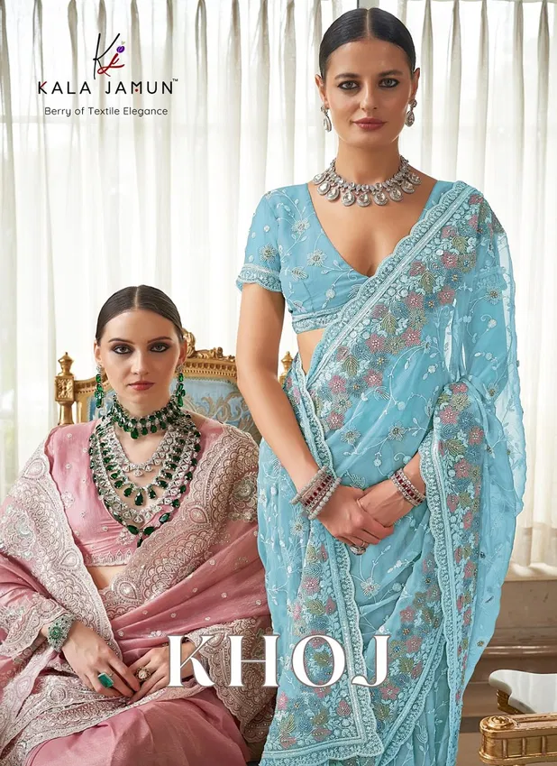 Khoj By Kala Jamun Fancy Designer Sarees Wholesale Shop In Surat