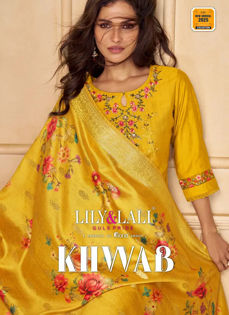 Khwab By Lily And Lali Viscose Top Bottom With Dupatta Exporters In India Catalog