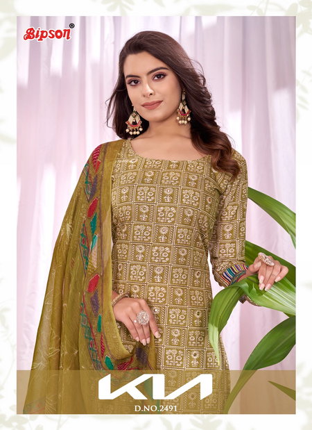 Kia 2491 By Bipson Printed Cotton Dress Material Wholesale Market In Surat