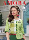 Kiana Amora Fancy Elegant Latest Designer Heavy Casual Wear Kurti With Bottom Collection
