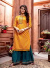 Kiana Bandhani 3 Festive Wear Pure Cotton Gold Print With Gotta Pati work Kurti With Bottom Collection
