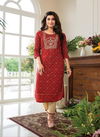 Kiana Bandhani 4 Exclusive Wholesale Kurti With Bottom Collection 